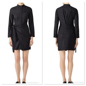 J.O.A. Tie Front Shirt Dress Sz XS